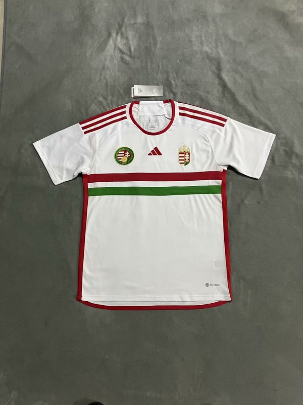 AAA Quality Hungary 2022 Away White Soccer Jersey